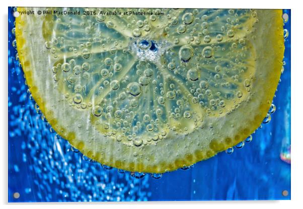Lemon Fizz Acrylic by Phil MacDonald