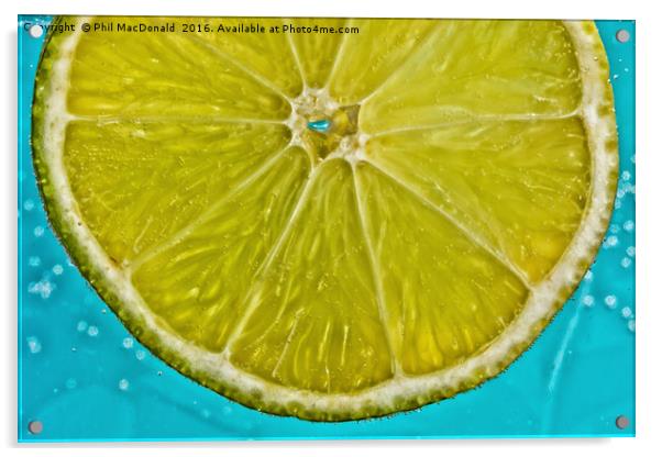 Lime Fizz Acrylic by Phil MacDonald