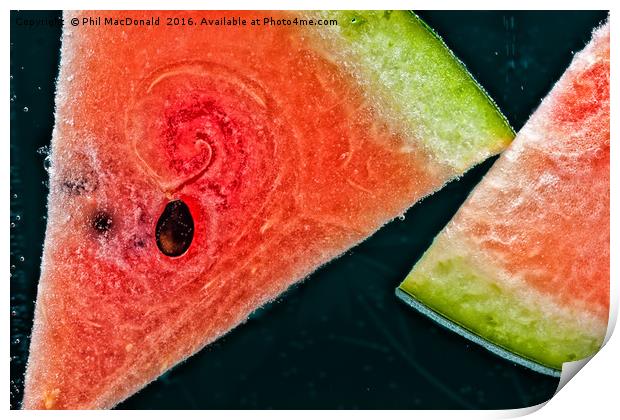 Melon Fizz Print by Phil MacDonald
