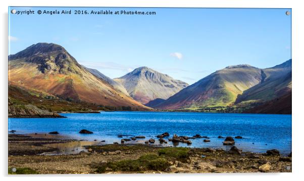 Wastwater. Acrylic by Angela Aird