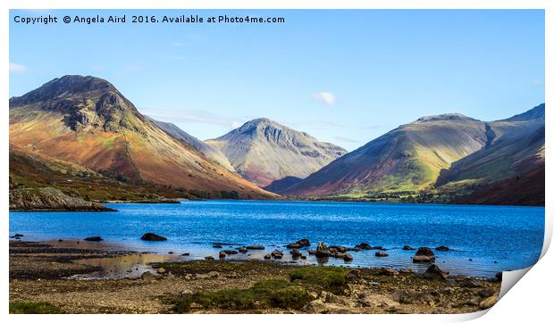 Wastwater. Print by Angela Aird