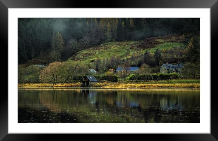 Loch Lubnaig Framed Mounted Print by Angela H