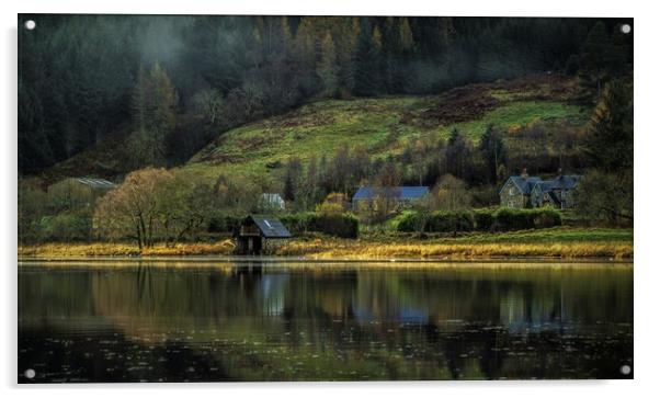 Loch Lubnaig Acrylic by Angela H