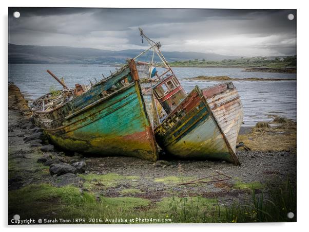 Shipwrecks of Mull Acrylic by Sarah Toon LRPS