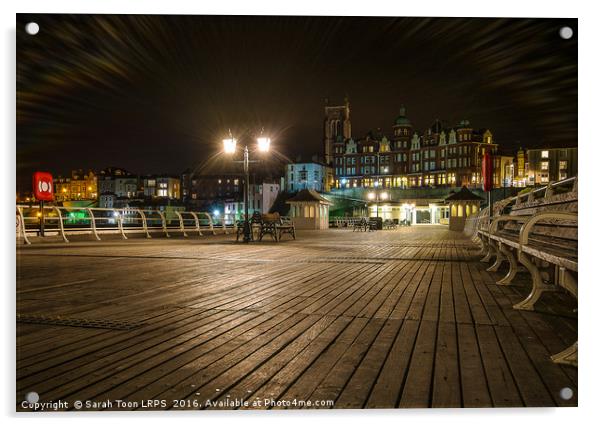 Cromer Pier 1 Acrylic by Sarah Toon LRPS