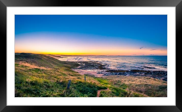 The raw beauty of Bamburgh Framed Mounted Print by Naylor's Photography
