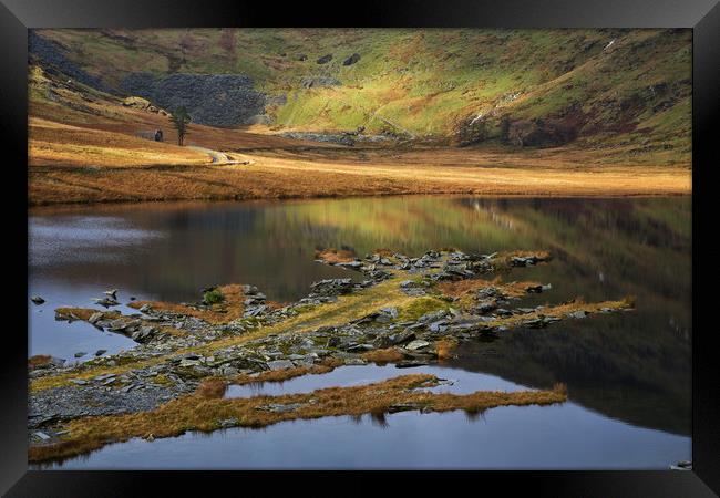 Cwmorthin Framed Print by Rory Trappe