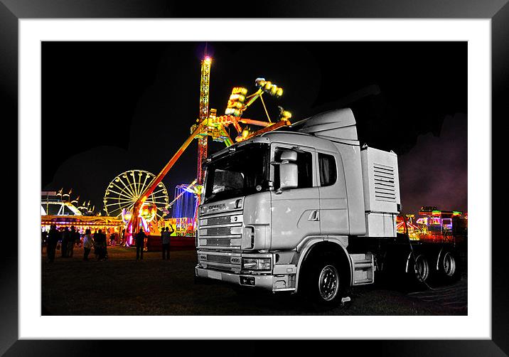 Truck n Rides Framed Mounted Print by Rob Hawkins