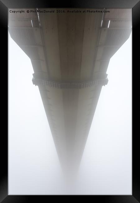 Humber Bridge Sea Fog, Hull Framed Print by Phil MacDonald