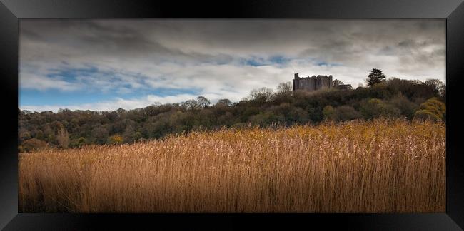 Weobley Castle North Gower Framed Print by Leighton Collins