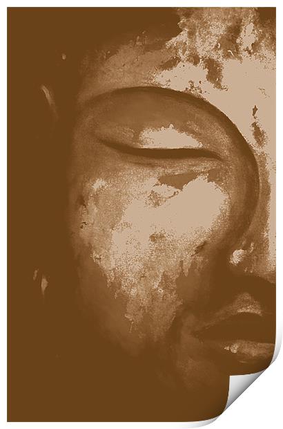 Siddhartha Buddha Print by K. Appleseed.
