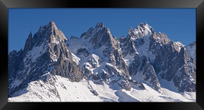 The Mont Blanc Massif Framed Print by Stephen Taylor