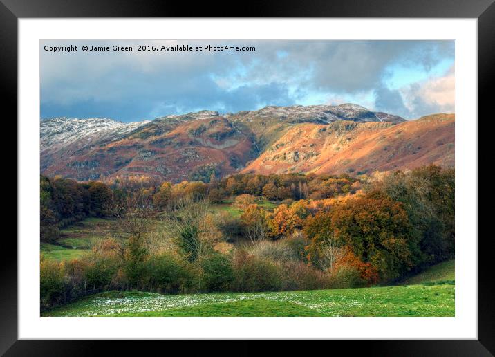 Silver Howe Framed Mounted Print by Jamie Green