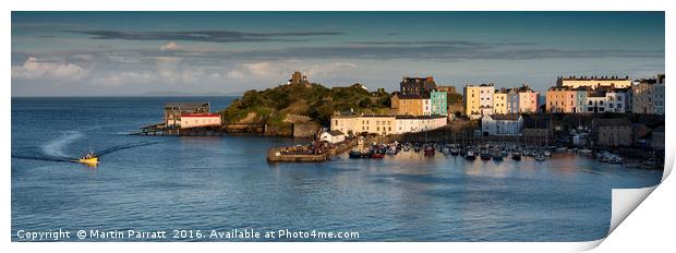Returning to Tenby Harbour Print by Martin Parratt