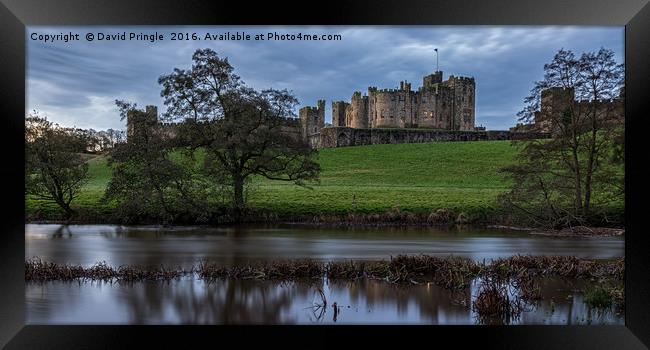 Alnwick Castle Framed Print by David Pringle