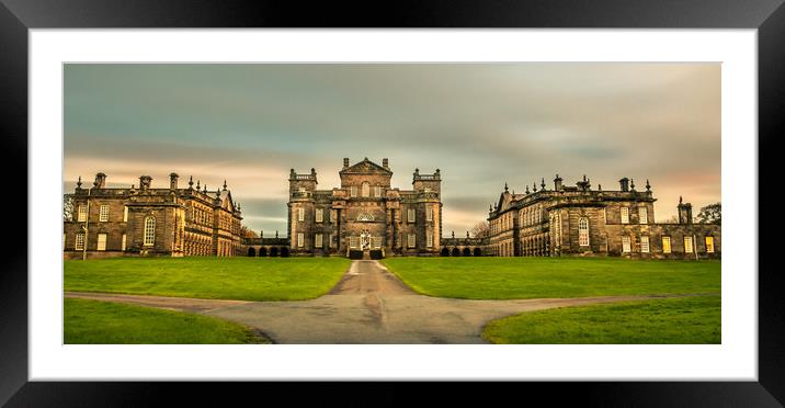 Seaton Delaval Hall  Framed Mounted Print by Naylor's Photography