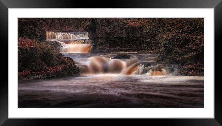 River Neath Framed Mounted Print by Leighton Collins