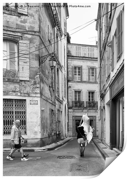 rue de la liberte Print by Jo Beerens