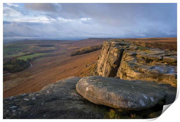 Stanage Edge  Print by James Grant