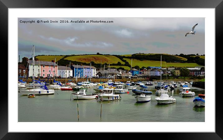 Aberaeron Harbour (Marina section) Framed Mounted Print by Frank Irwin