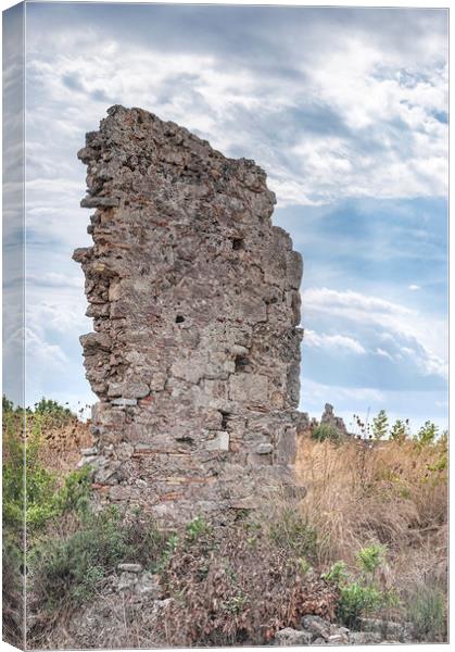 Ancient Shop Ruins in Side Canvas Print by Antony McAulay