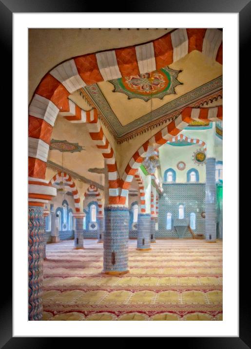 Side Fatith Mosque Digital Painting Framed Mounted Print by Antony McAulay