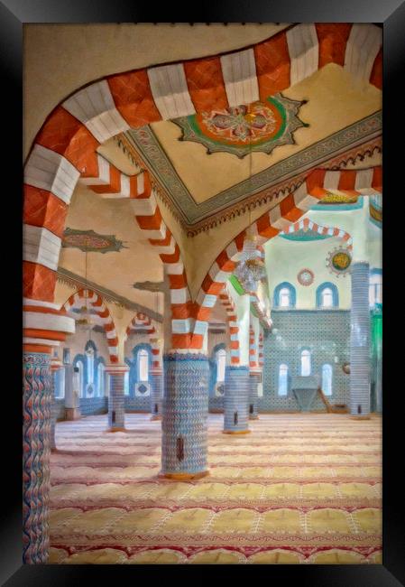 Side Fatith Mosque Digital Painting Framed Print by Antony McAulay