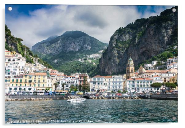 Amalfi Coast, Italy Acrylic by Richard Morgan