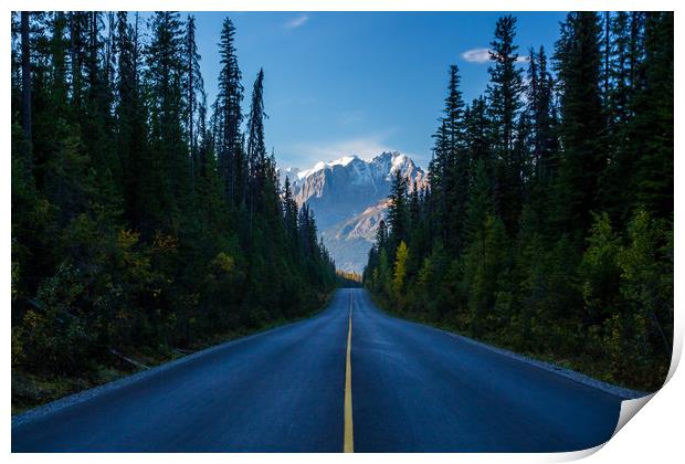 Road to Alberta Print by Kevin Livingstone
