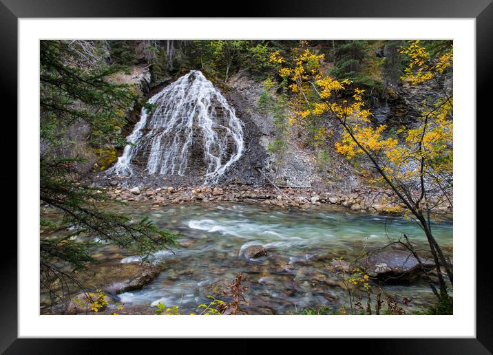 Maligne Canyon, Alberta, Canada Framed Mounted Print by Kevin Livingstone