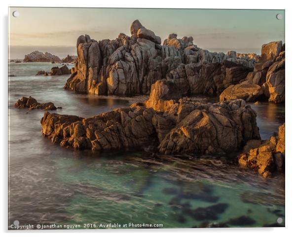 Monterey Coast Acrylic by jonathan nguyen