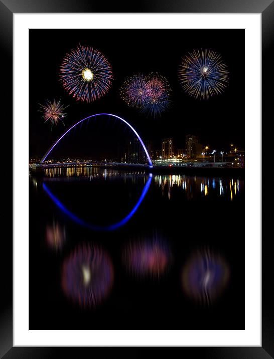 Tyne November Framed Mounted Print by Colin irwin