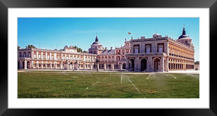 Summer real palace Framed Mounted Print by Igor Krylov
