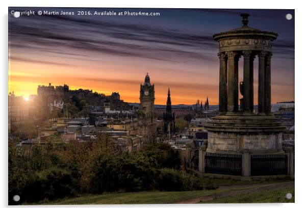 A Scottish Sunset. Acrylic by K7 Photography