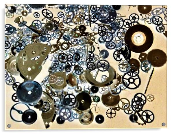 watch cogs Acrylic by Lee Inglis