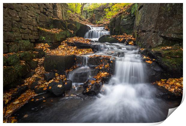 Lumsdale Cascade  Print by James Grant