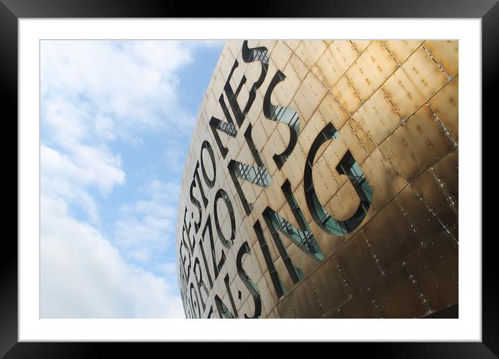 Wales Millennium Centre, Cardiff  Framed Mounted Print by Kayleigh Meek