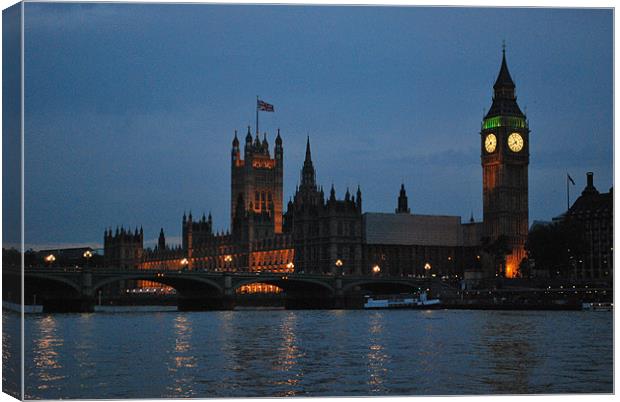 House of Parliament Canvas Print by Madeline Harris
