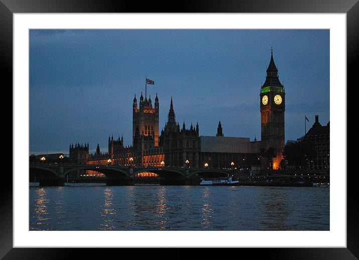 House of Parliament Framed Mounted Print by Madeline Harris