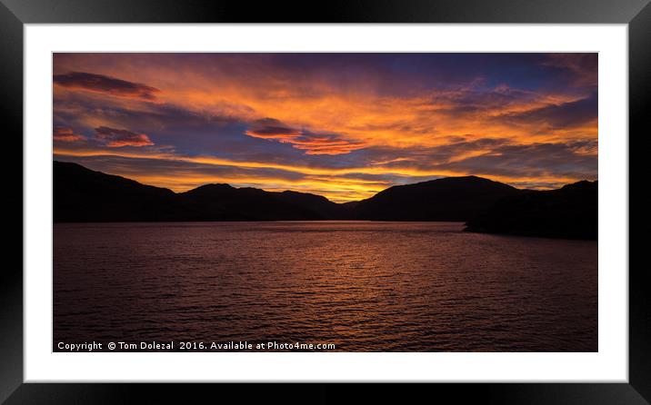 Highland sunrise  Framed Mounted Print by Tom Dolezal
