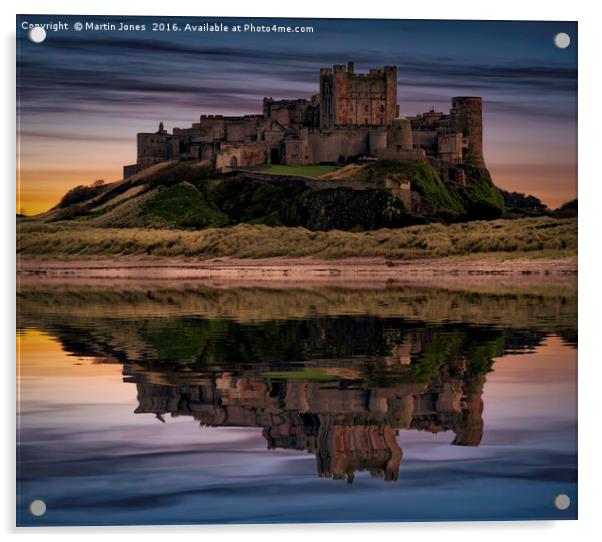 The Fortress of Bamburgh Acrylic by K7 Photography