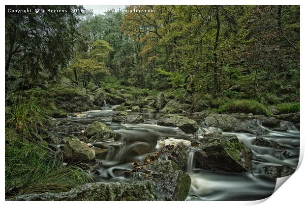 water flow Print by Jo Beerens