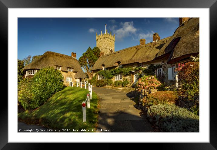 Godshill - Isle of Wight Framed Mounted Print by David Oxtaby  ARPS