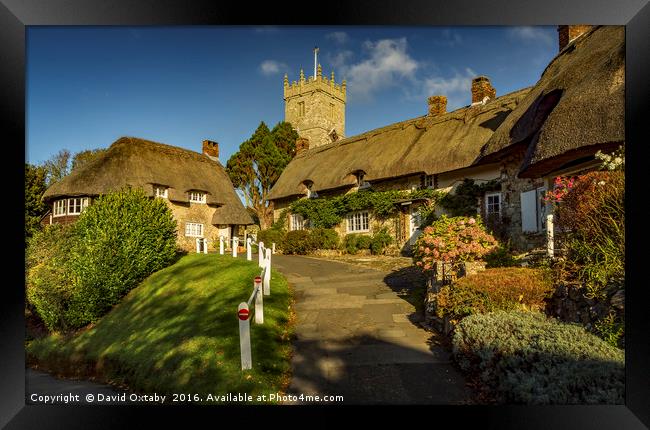 Godshill - Isle of Wight Framed Print by David Oxtaby  ARPS