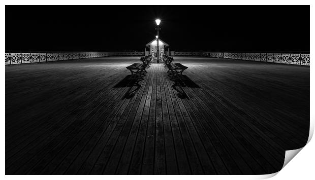 End of the pier Print by Dean Merry