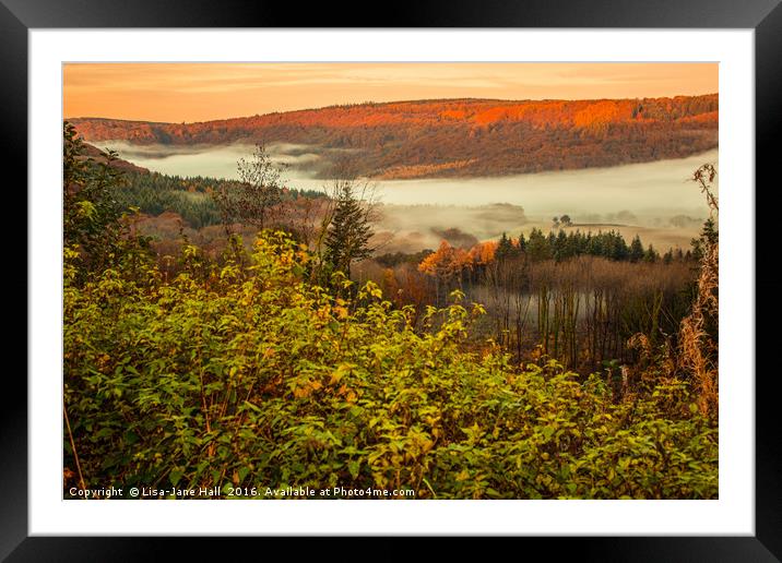 Valley of Mist Framed Mounted Print by Lee Hall