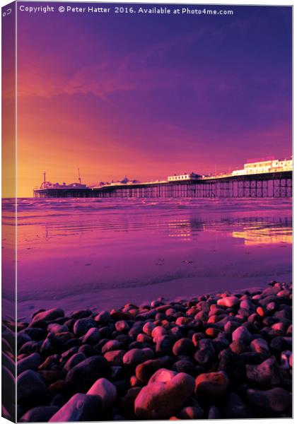Brighton Pier. Canvas Print by Peter Hatter