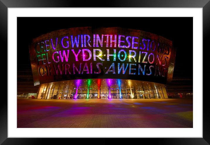 Wales Millennium Centre Framed Mounted Print by Dean Merry