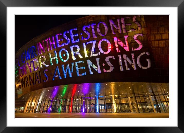 Wales Millennium Centre  Framed Mounted Print by Dean Merry