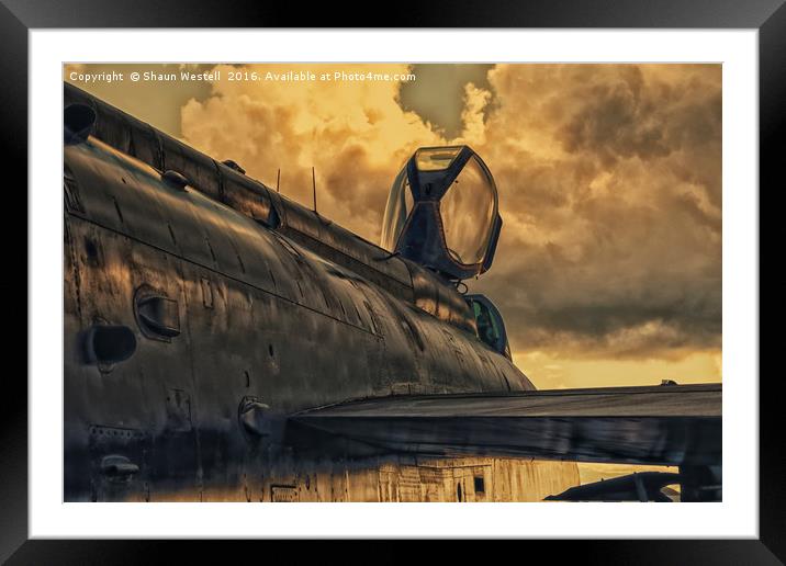 EE Lightning XR728 -  " Before the Storm " Framed Mounted Print by Shaun Westell